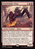Magic the Gathering Card - Depthshaker Titan - MTG Circle