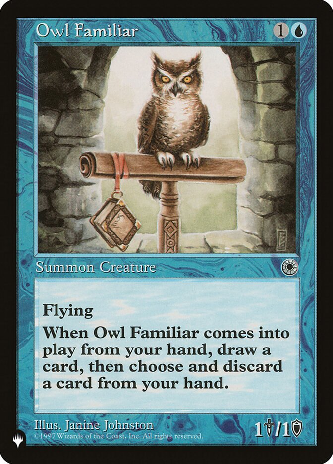 Magic the Gathering Card - Owl Familiar - MTG Circle