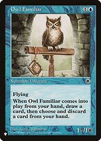 Magic the Gathering Card - Owl Familiar - MTG Circle