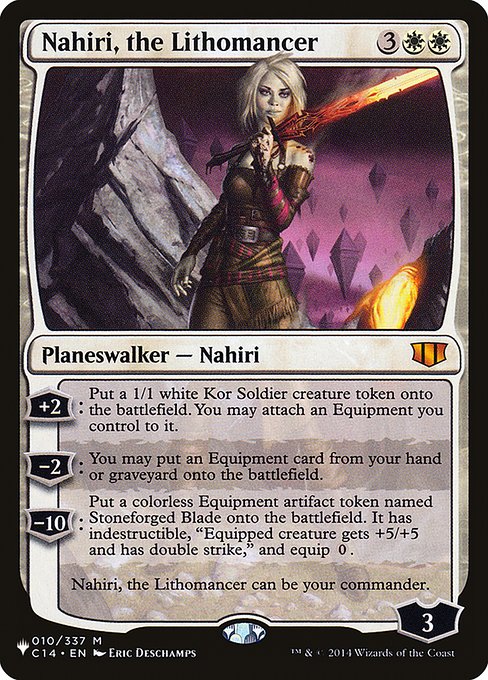 Magic the Gathering Card - Nahiri, the Lithomancer - MTG Circle