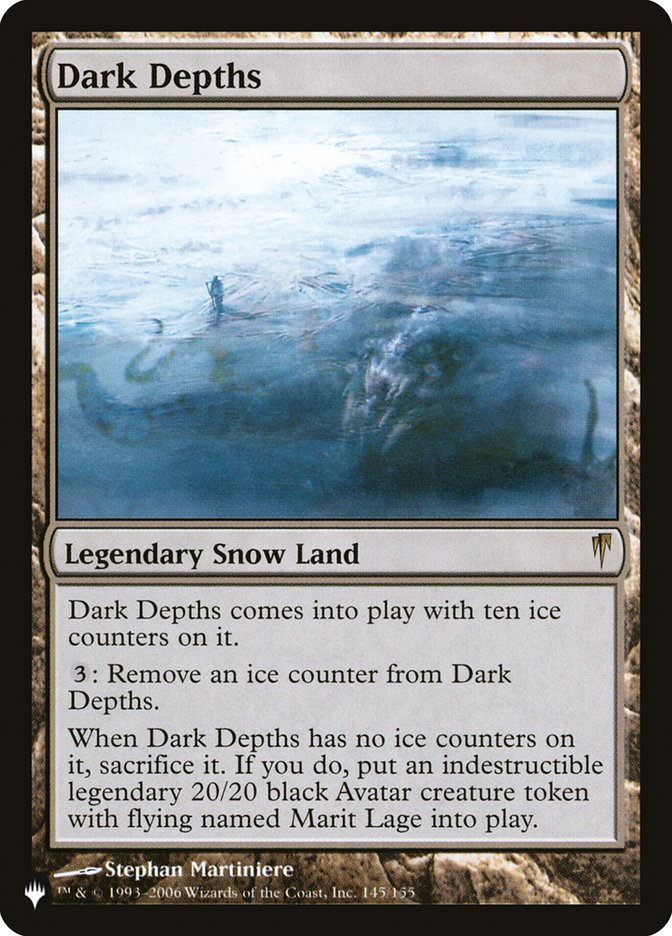 Magic the Gathering Card - Dark Depths - MTG Circle