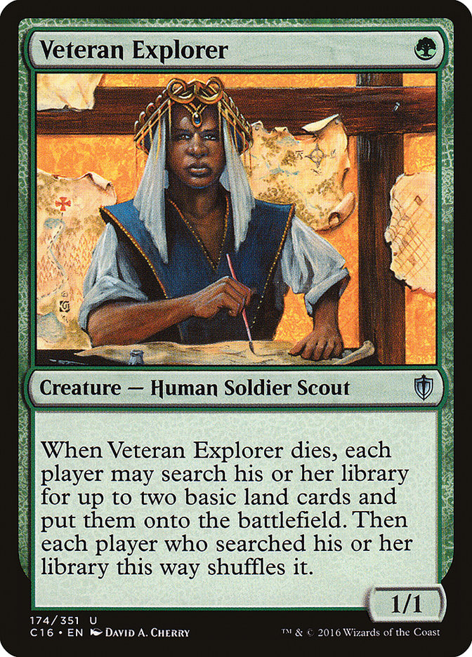 Magic the Gathering Card - Veteran Explorer - MTG Circle