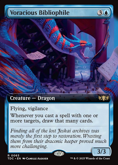 Magic the Gathering Card - Voracious Bibliophile - MTG Circle