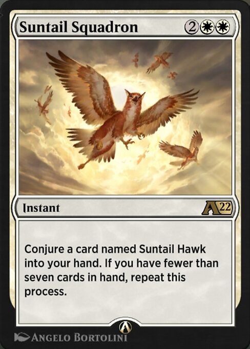 Magic the Gathering Card - Suntail Squadron - MTG Circle