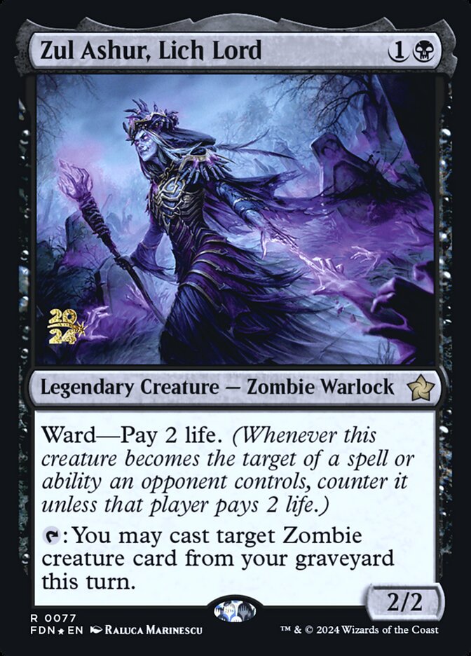 Magic the Gathering Card - Zul Ashur, Lich Lord - MTG Circle