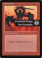 Magic the Gathering Card - Immolation - MTG Circle