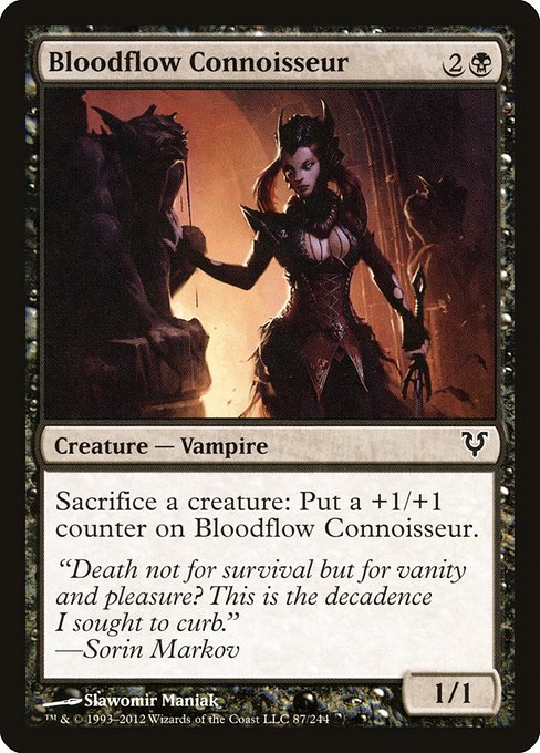 Magic the Gathering Card - Bloodflow Connoisseur - MTG Circle
