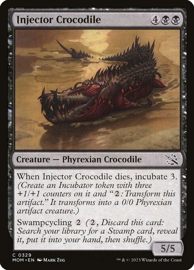 Magic the Gathering Card - Injector Crocodile - MTG Circle