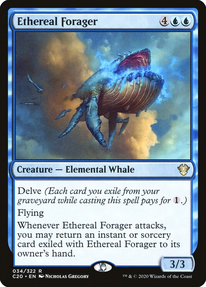 Magic the Gathering Card - Ethereal Forager - MTG Circle