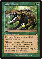 Magic the Gathering Card - Dragon Fangs - MTG Circle