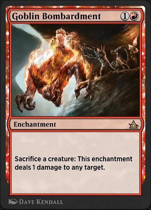 Magic the Gathering Card - Goblin Bombardment - MTG Circle