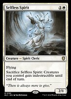 Magic the Gathering Card - Selfless Spirit - MTG Circle