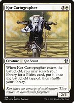 Magic the Gathering Card - Kor Cartographer - MTG Circle
