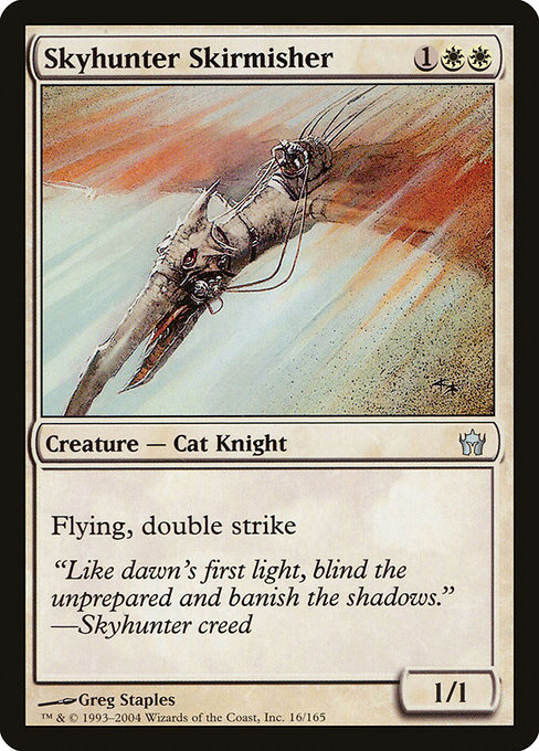 Magic the Gathering Card - Skyhunter Skirmisher - MTG Circle
