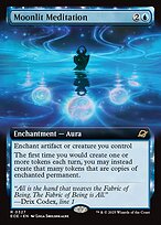 Magic the Gathering Card - Moonlit Meditation - MTG Circle