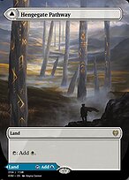 Magic the Gathering Card - Hengegate Pathway // Mistgate Pathway - MTG Circle