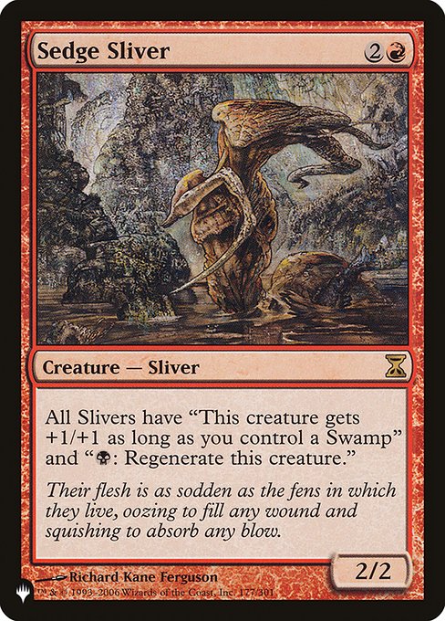 Magic the Gathering Card - Sedge Sliver - MTG Circle