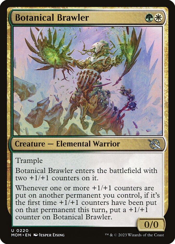 Magic the Gathering Card - Botanical Brawler - MTG Circle