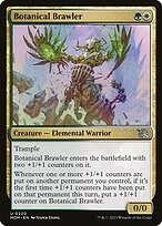 Magic the Gathering Card - Botanical Brawler - MTG Circle