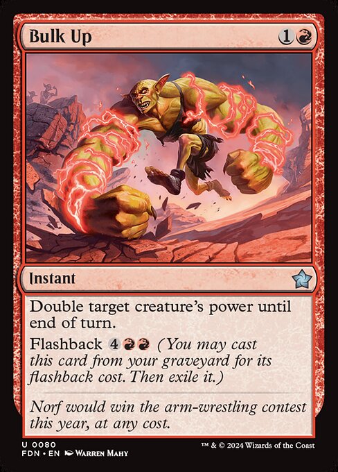 Magic the Gathering Card - Bulk Up - MTG Circle