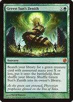 Magic the Gathering Card - Green Sun's Zenith - MTG Circle