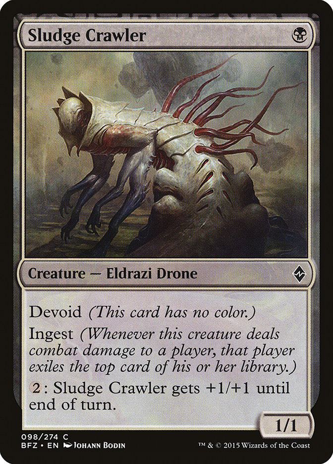 Magic the Gathering Card - Sludge Crawler - MTG Circle