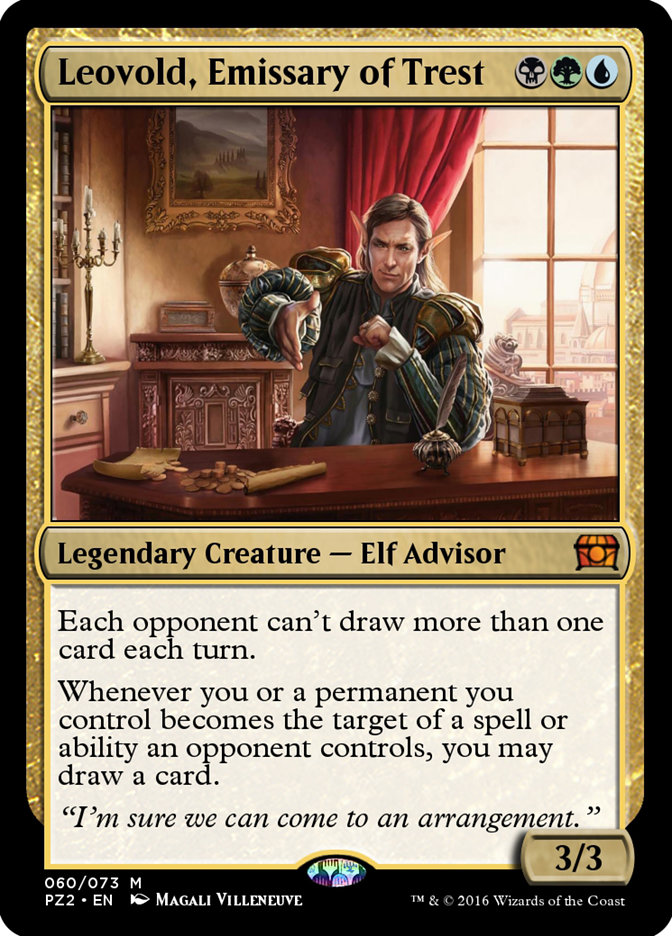 Magic the Gathering Card - Leovold, Emissary of Trest - MTG Circle