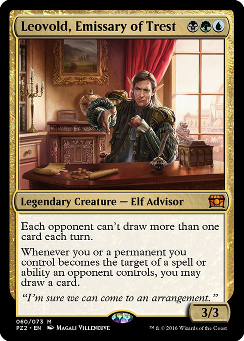 Magic the Gathering Card - Leovold, Emissary of Trest - MTG Circle