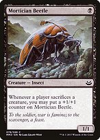 Magic the Gathering Card - Mortician Beetle - MTG Circle
