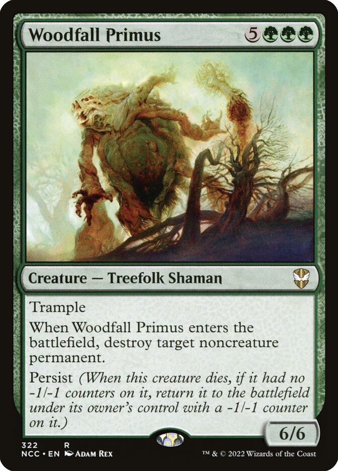 Magic the Gathering Card - Woodfall Primus - MTG Circle