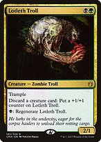 Magic the Gathering Card - Lotleth Troll - MTG Circle