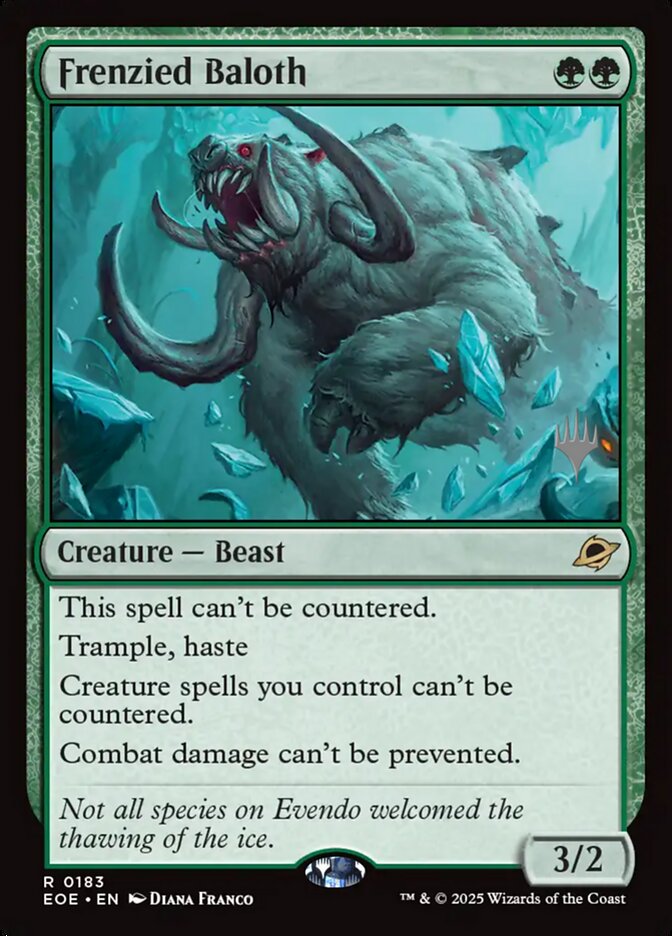 Magic the Gathering Card - Frenzied Baloth - MTG Circle