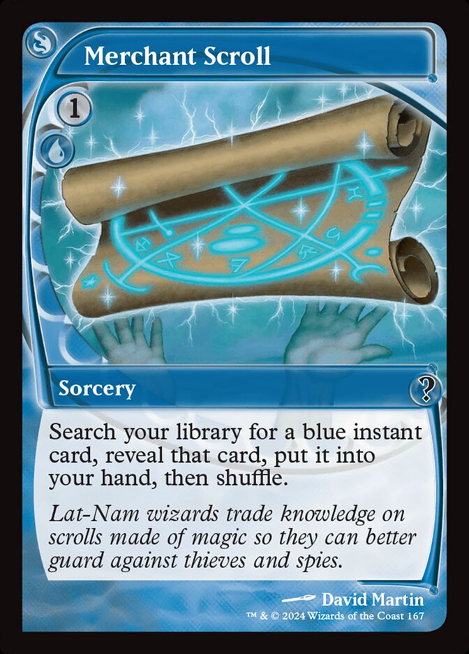 Magic the Gathering Card - Merchant Scroll - MTG Circle