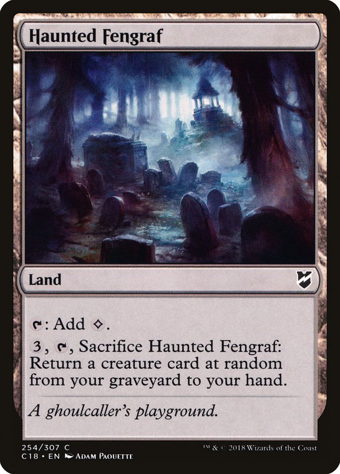 Magic the Gathering Card - Haunted Fengraf - MTG Circle