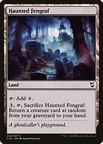 Magic the Gathering Card - Haunted Fengraf - MTG Circle