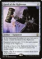 Magic the Gathering Card - Gavel of the Righteous - MTG Circle