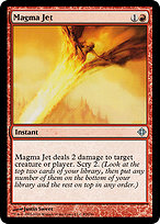Magic the Gathering Card - Magma Jet - MTG Circle