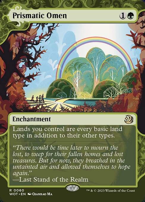 Magic the Gathering Card - Prismatic Omen - MTG Circle