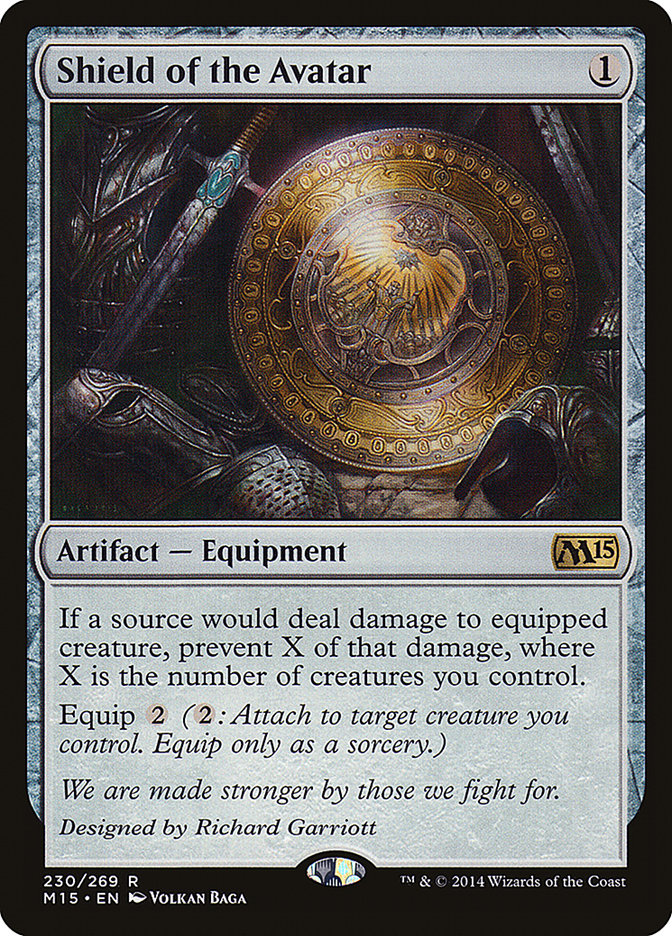 Magic the Gathering Card - Shield of the Avatar - MTG Circle