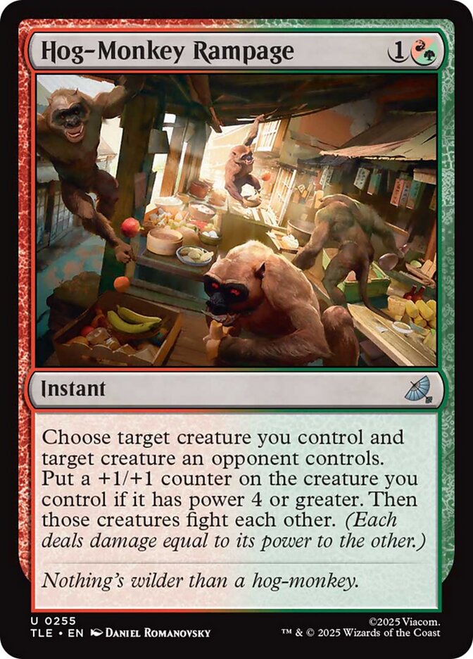 Magic the Gathering Card - Hog-Monkey Rampage - MTG Circle