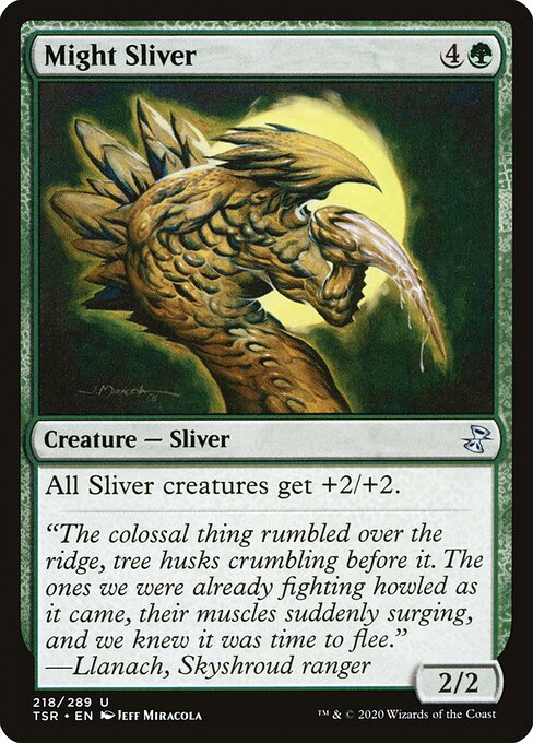 Magic the Gathering Card - Might Sliver - MTG Circle
