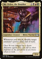 Magic the Gathering Card - Mr. Orfeo, the Boulder - MTG Circle