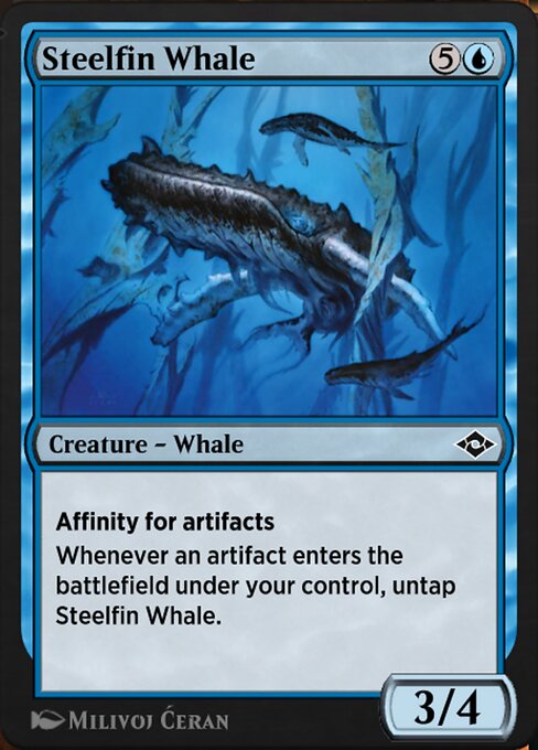 Magic the Gathering Card - Steelfin Whale - MTG Circle