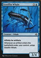 Magic the Gathering Card - Steelfin Whale - MTG Circle