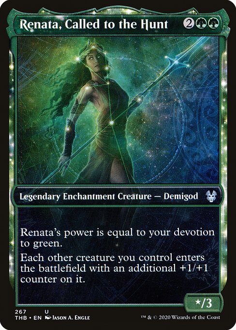 Magic the Gathering Card - Renata, Called to the Hunt - MTG Circle