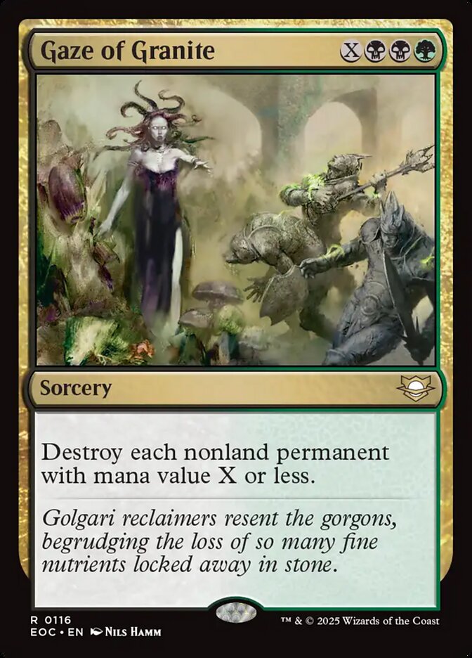 Magic the Gathering Card - Gaze of Granite - MTG Circle