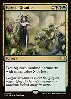 Magic the Gathering Card - Gaze of Granite - MTG Circle