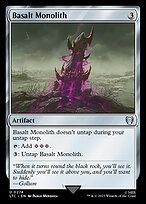 Magic the Gathering Card - Basalt Monolith - MTG Circle
