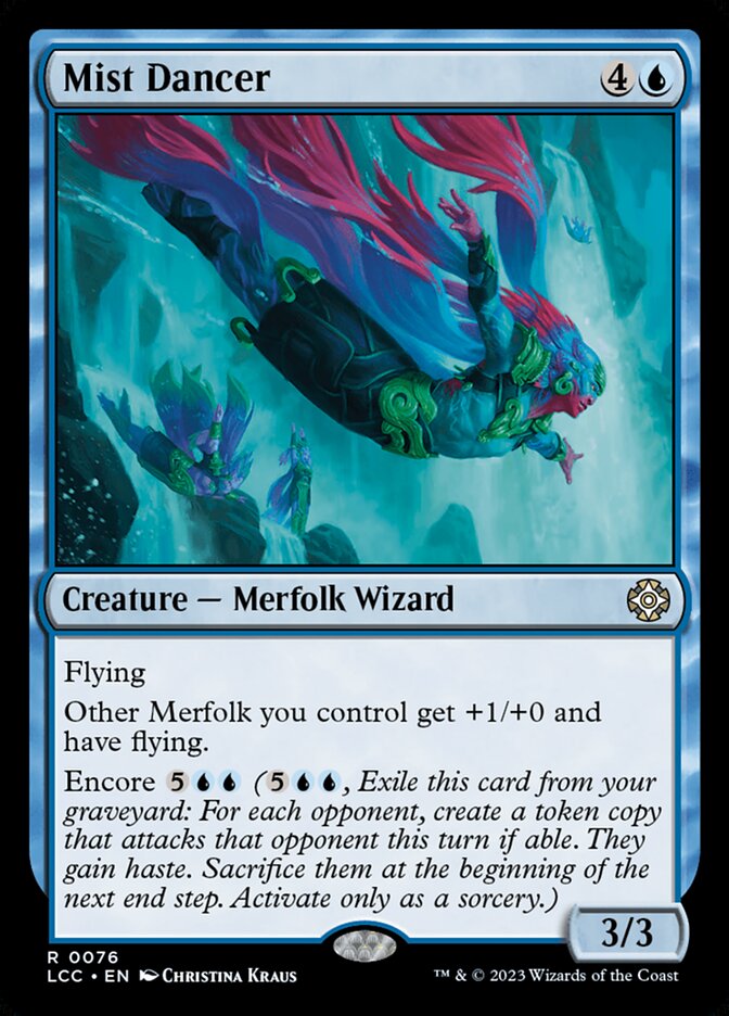 Magic the Gathering Card - Mist Dancer - MTG Circle