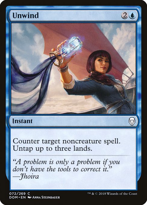 Magic the Gathering Card - Unwind - MTG Circle